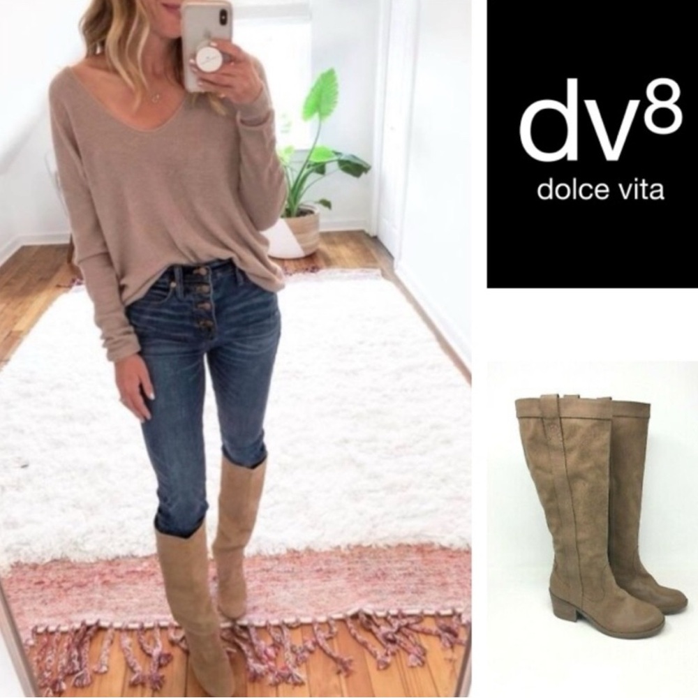 DV8 Dolce Vita vegan leather riding boots (11)